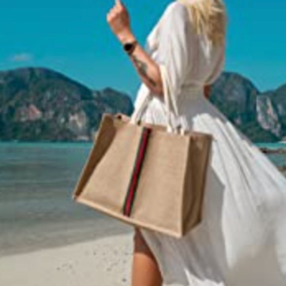 5✨New Euro Style Oversized Stripe Tote Bag Luxury - Picture 3 of 8